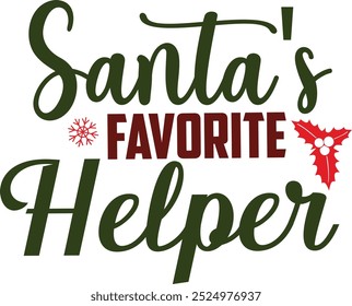 Christmas Typography Vector Design, merry chirstmas, hollly jolly vibes, winter wonderland