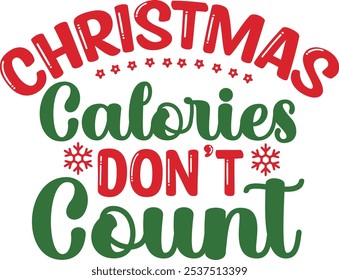 Christmas Typography Vector Illustration, Merry Christmas greeting hand lettered design emblem set of elements, Christmas blessings T-Shirt, Retro Sublimation , T-shirt, mug, Santa Gifts