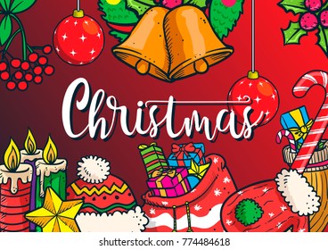 Christmas Typography Vector. text design. You can use for banners, greeting cards, gifts, and invitation card etc.