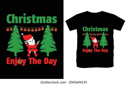 Christmas typography vector t-shirt design