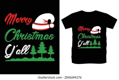Christmas typography vector t-shirt design