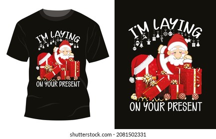 Christmas Typography Vector T-Shirt Design