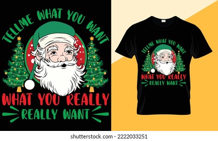 Christmas  typography, vector T-shirt design. motivational and inscription quotes.
perfect for print item and bags, posters, cards. isolated on black background

