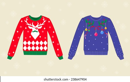 Christmas ugly sweaters