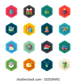 Christmas: Universal Flat Icons for Web and Mobile Applications 