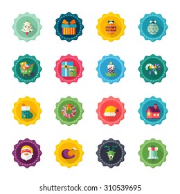 Christmas: Universal Flat Icons for Web and Mobile Applications 