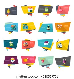 Christmas: Universal Flat Icons for Web and Mobile Applications 