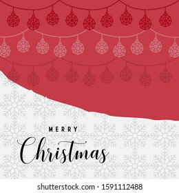 Christmas vector artistic greeting card concept. Vector banner with different holiday accesories