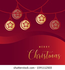 Christmas vector artistic greeting card concept. Vector banner with different holiday accesories