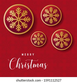 Christmas vector artistic greeting card concept. Vector banner with different holiday accesories