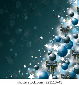 Christmas Vector Background.