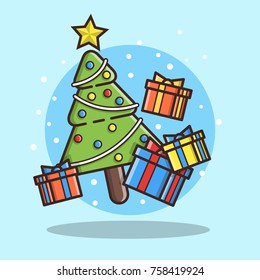 Christmas vector background