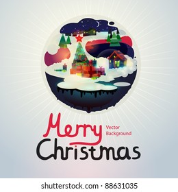 Christmas vector background.