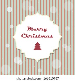 Christmas vector background, decoration and label with holidays greetings 