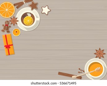 Christmas Vector Background Design with Space For Your Text,