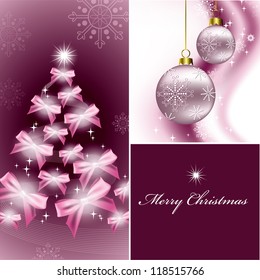 Christmas Vector Background. Eps10 Illustration.