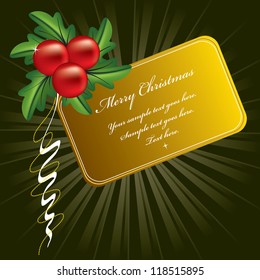 Christmas Vector Background. Eps10 Illustration.