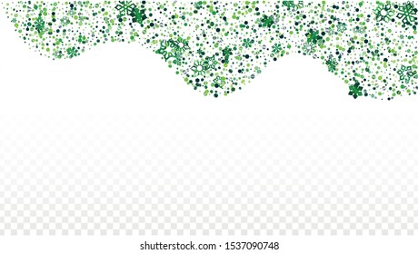 Christmas  Vector Background with Falling Glitter Snowflakes and Stars. Isolated on Transparent. Elegance Snow Sparkle Pattern. Snowfall Overlay Print. Winter Sky. Design for Template.