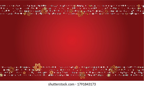 Fondo vectorial de Navidad con copos de nieve y estrellas cada vez más brillantes. Aislado en Transparente. Patrón De Espuma De Nieve Realista. Impresión superpuesta de nieve. Cielo invernal. Diseño para Volante.