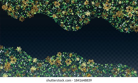 Fondo vectorial de Navidad con copos de nieve y estrellas cada vez más brillantes. Aislado en Transparente. Patrón de espuma de nieve milagrosa. Impresión superpuesta de nieve. Cielo invernal. Diseño para la invitación de fiesta.