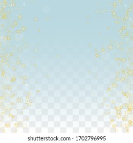 Weihnachtshintergrund mit Fallenden Schneeflocken einzeln auf transparentem Hintergrund. Luxus Design für Party-Einladung, Banner, Verkauf, Poster. Realistischer Schnee. Frohe Weihnachten, Neujahr