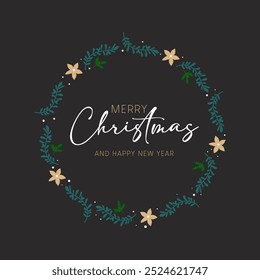 christmas vector background illustration. it is suitable for card, banner, or poster