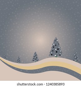 Christmas vector background. illustrator card design.