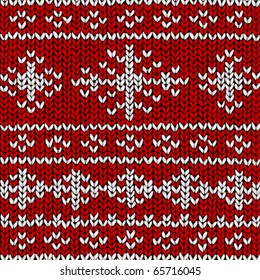 Christmas vector background, jumper with snowflakes