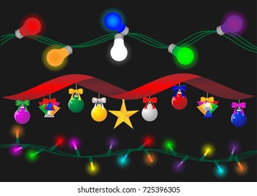 Christmas vector background. merry christmas concept background collection. Vector EPS10