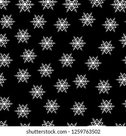 christmas vector background with snowflakes