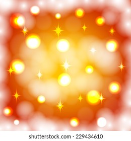 Christmas vector background with snowflakes and stars