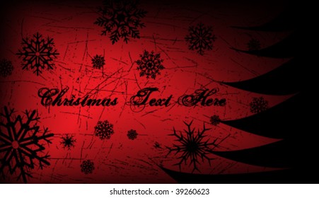 Christmas vector background with space for text