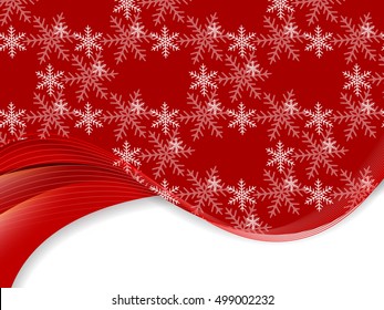 Christmas vector background. Wavy colorful illustration. Elements for your design. Eps10