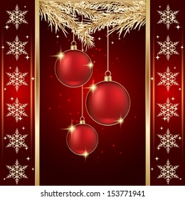 Christmas vector card