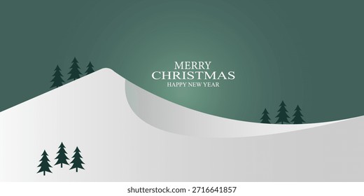 Navidades de diseño de tarjeta de Vector simplemente elegante. Eps 10