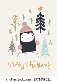 Christmas vector cards, for invitations, greetings, posters, prints, tags, stickers, planners