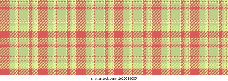 Vetor de Natal verificar tecido, hispânico sem emenda xadrez tartan. Fundo do festival textura padrão têxtil na paleta de cores de cal e vermelho.