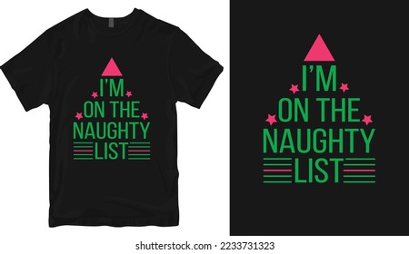 Christmas vector design for banner, poster, background, and T-Shirt design with Printable file.