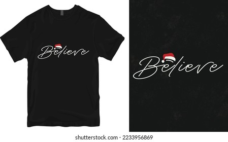 Christmas vector design for banner, poster, background, and T-Shirt design with Printable file.