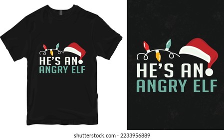 Christmas vector design for banner, poster, background, and T-Shirt design with Printable file.