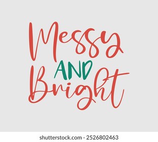 Christmas Vector Design ,Christmas Cutie, Christmas Design, Hand drawn lettering phrase isolated on white background, Calligraphy T-shirt design, EPS, Files for Cutting, bag, cups, card
