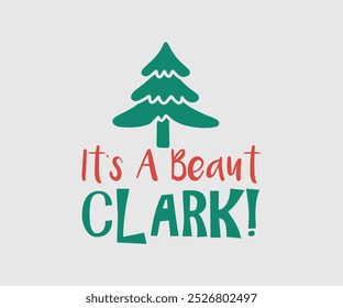 Christmas Vector Design ,Christmas Cutie, Christmas Design, Hand drawn lettering phrase isolated on white background, Calligraphy T-shirt design, EPS, Files for Cutting, bag, cups, card