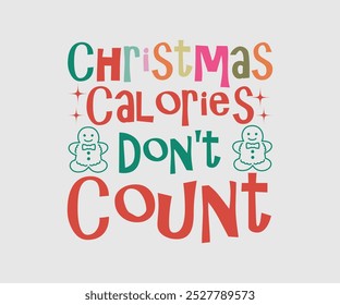 Christmas Vector Design ,Christmas Cutie, Christmas Design, Hand drawn lettering phrase isolated on white background, Calligraphy T-shirt design, EPS, Files for Cutting, bag, cups, card