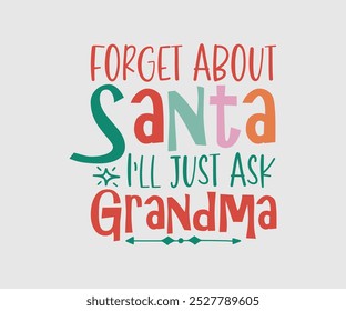 Christmas Vector Design ,Christmas Cutie, Christmas Design, Hand drawn lettering phrase isolated on white background, Calligraphy T-shirt design, EPS, Files for Cutting, bag, cups, card