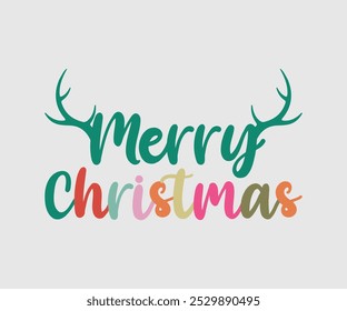 Christmas Vector Design ,Christmas Cutie, Christmas Design, Hand drawn lettering phrase isolated on white background, Calligraphy T-shirt design, EPS, Files for Cutting, bag, cups, card