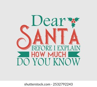 Christmas Vector Design ,Christmas Cutie, Christmas Design, Hand drawn lettering phrase isolated on white background, Calligraphy T-shirt design, EPS, Files for Cutting, bag, cups, card