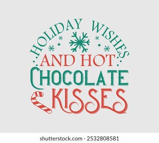 Christmas Vector Design ,Christmas Cutie, Christmas Design, Hand drawn lettering phrase isolated on white background, Calligraphy T-shirt design, EPS, Files for Cutting, bag, cups, card