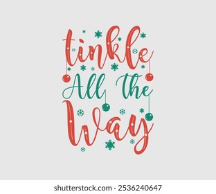 Christmas Vector Design ,Christmas Cutie, Christmas Design, Hand drawn lettering phrase isolated on white background, Calligraphy T-shirt design, EPS, Files for Cutting, bag, cups, card