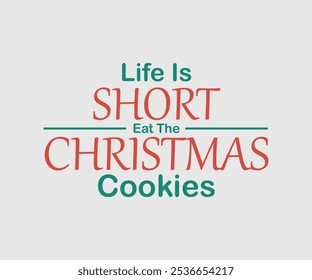 Christmas Vector Design ,Christmas Cutie, Christmas Design, Hand drawn lettering phrase isolated on white background, Calligraphy T-shirt design, EPS, Files for Cutting, bag, cups, card