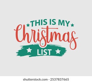 Navidades Diseño de Vector, Navidades Cutie, Diseño de Navidades, Dibujado a mano letras aisladas sobre fondo blanco, Diseño de camiseta de caligrafía, EPS, Archivos para cortar, bolso, tazas, tarjeta